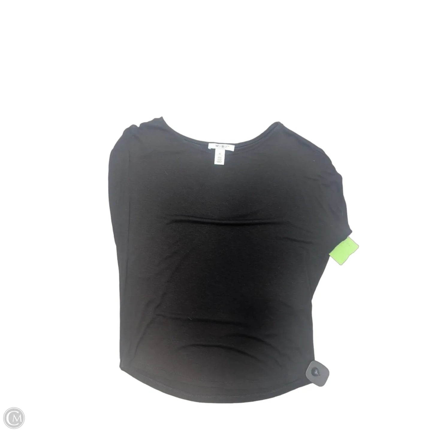 Top Short Sleeve By White House Black Market In Black, Size: Xs