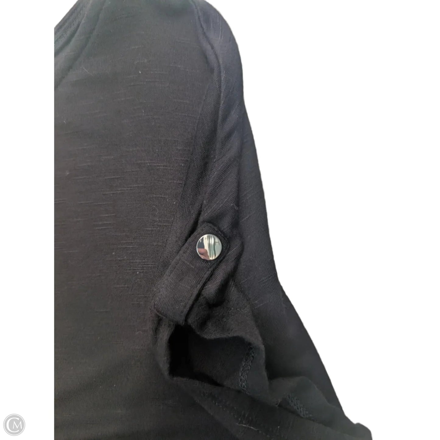 Top Short Sleeve By White House Black Market In Black, Size: Xs