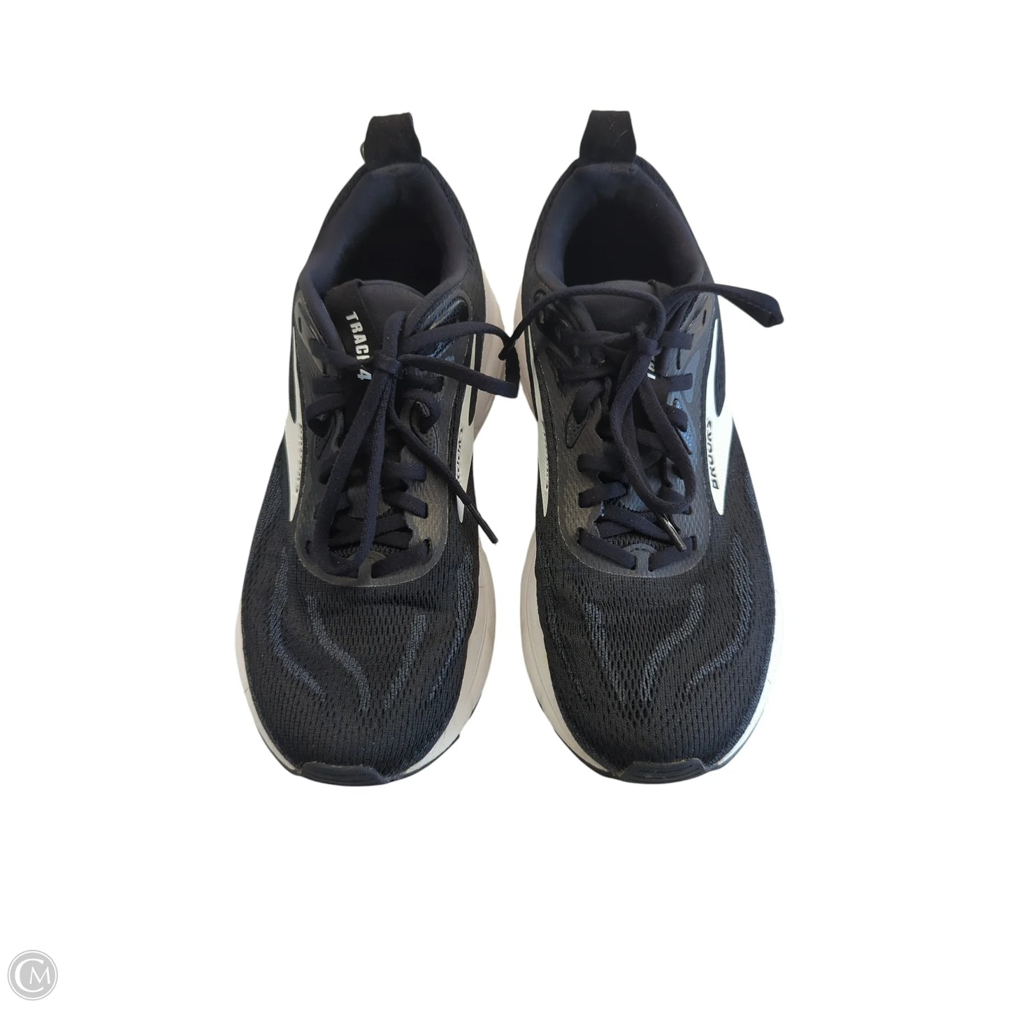 Shoes Athletic By Brooks In Black & White, Size: 8