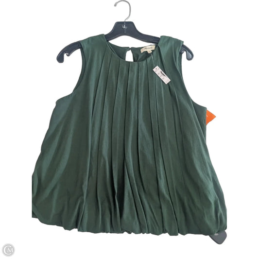 Top Sleeveless By Madewell In Green, Size: Xs