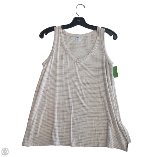 Top Sleeveless Basic By Old Navy In Striped Pattern, Size: Xs