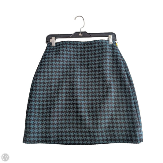Skirt Mini & Short By Loft In Black & Green, Size: 0