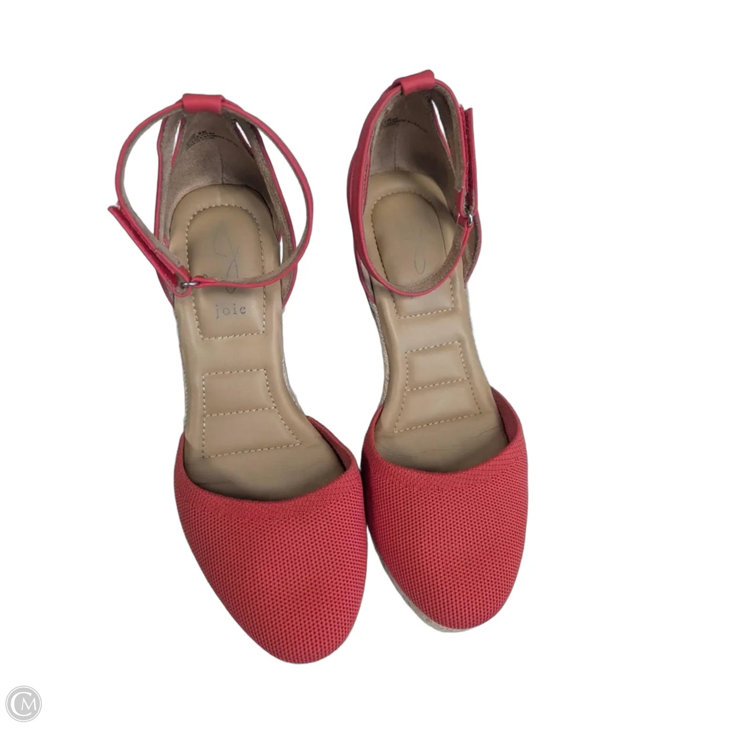 Sandals Heels Wedge By Joie In Red, Size: 8