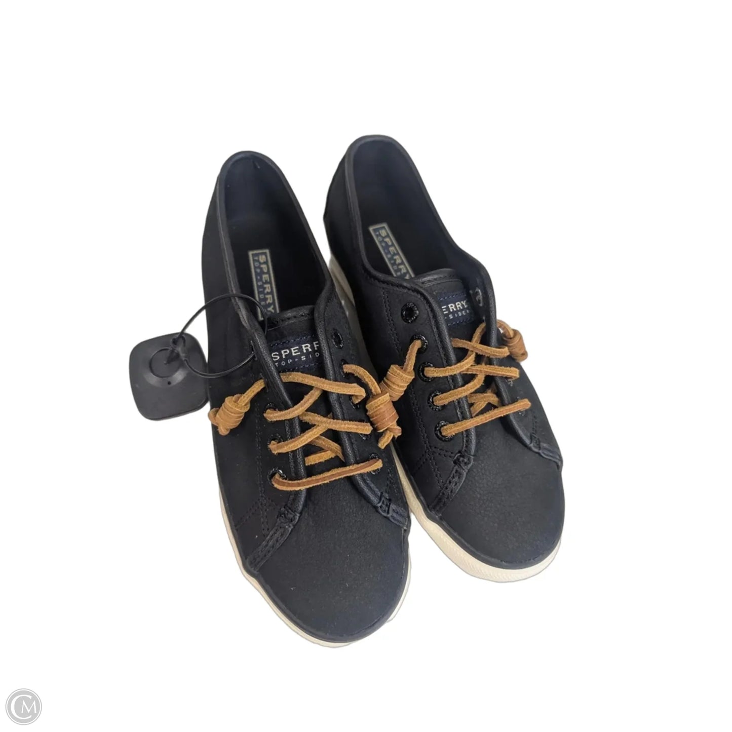 Shoes Sneakers By Sperry In Black, Size: 7.5