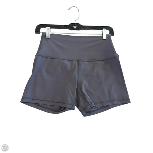 Athletic Shorts By Lululemon In Grey, Size: 8
