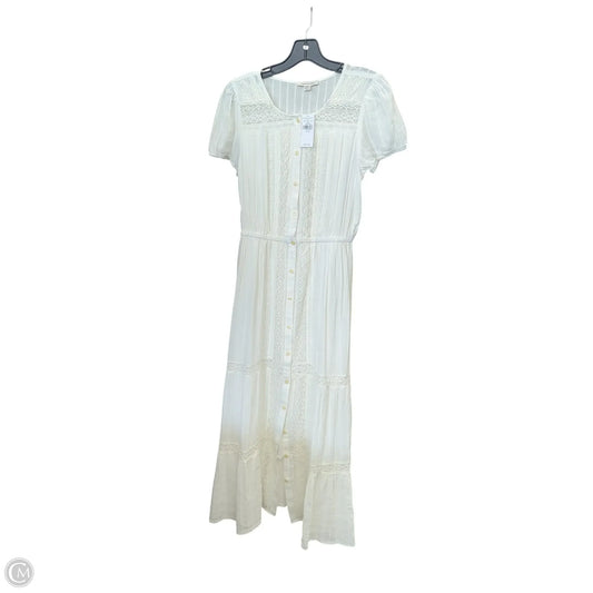 Dress Casual Maxi By American Eagle In White, Size: M