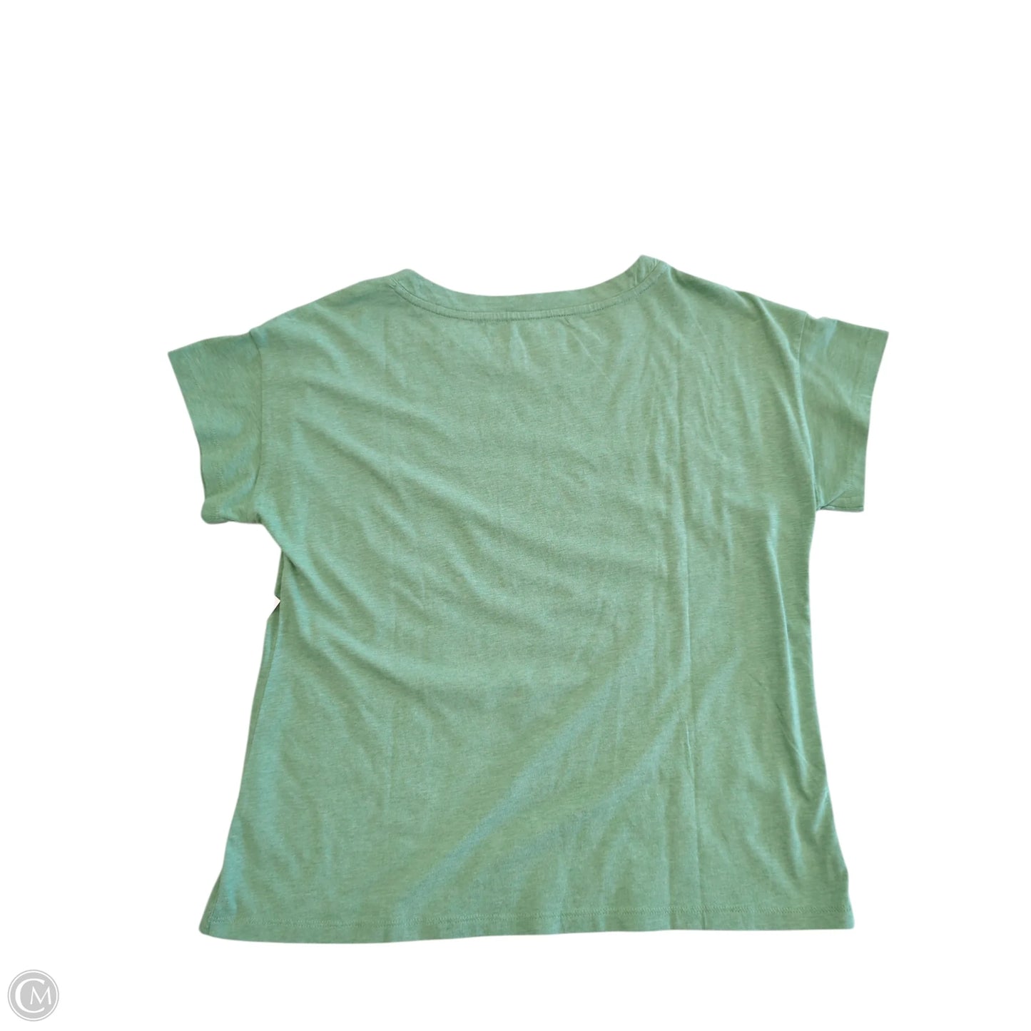 Top Short Sleeve By Talbots In Green, Size: Mp