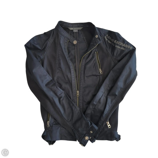 Jacket Moto By Armani Exchange In Black, Size: M