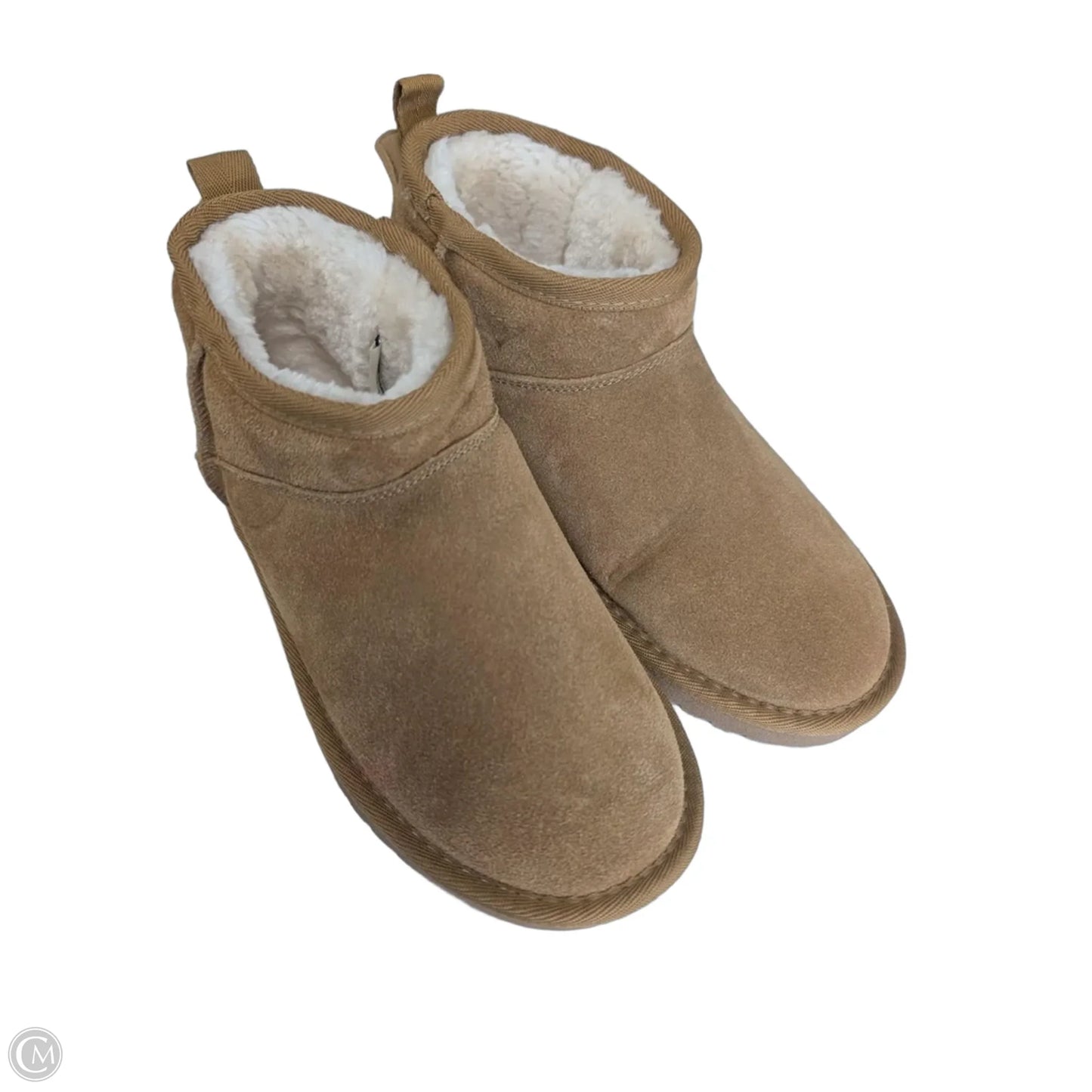 Boots Ankle Flats By Cushionaire In Brown, Size: 6
