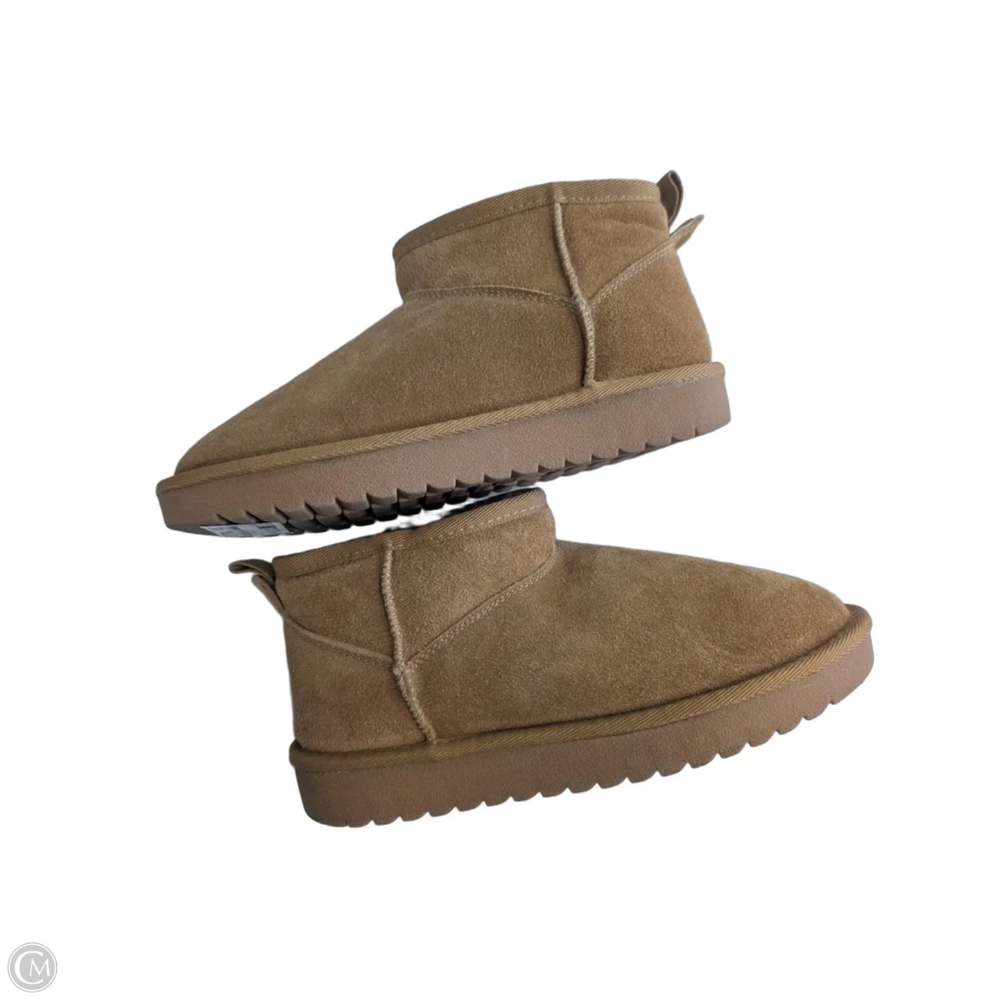 Boots Ankle Flats By Cushionaire In Brown, Size: 6