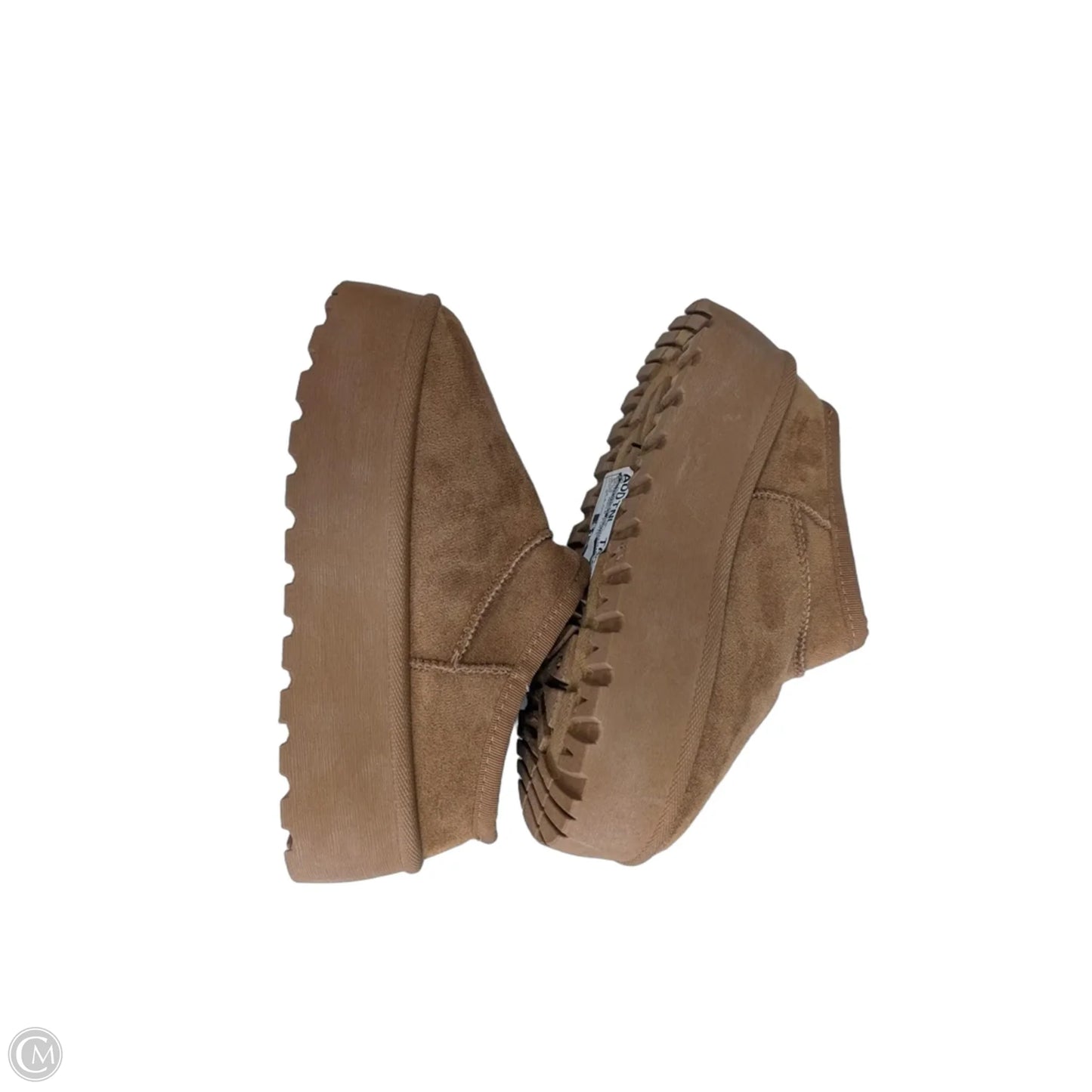 Boots Ankle Flats By Clothes Mentor In Brown, Size: 6