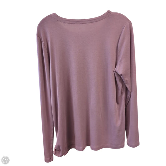 Top Long Sleeve Basic By J. Jill In Purple, Size: L