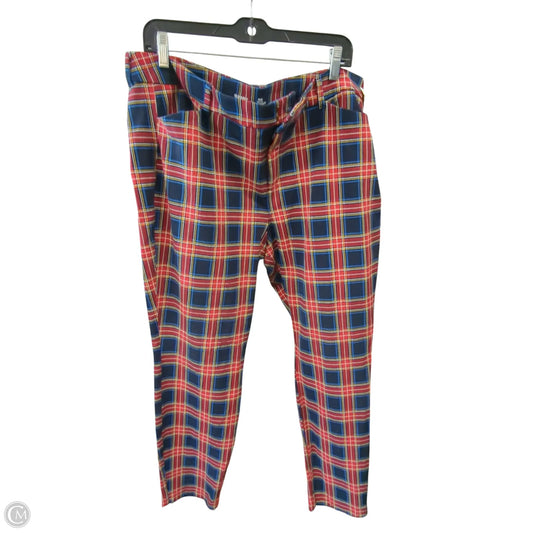 Pants Dress By Old Navy In Plaid Pattern, Size: 18