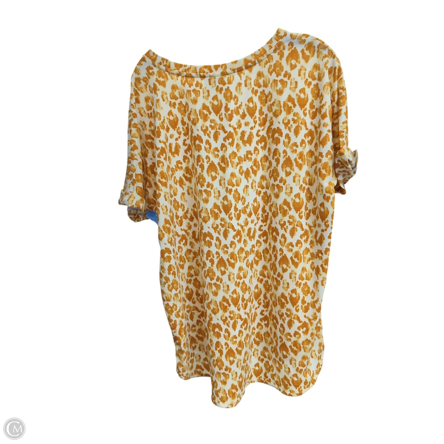 Top Short Sleeve By Wonderly In Animal Print, Size: Xl