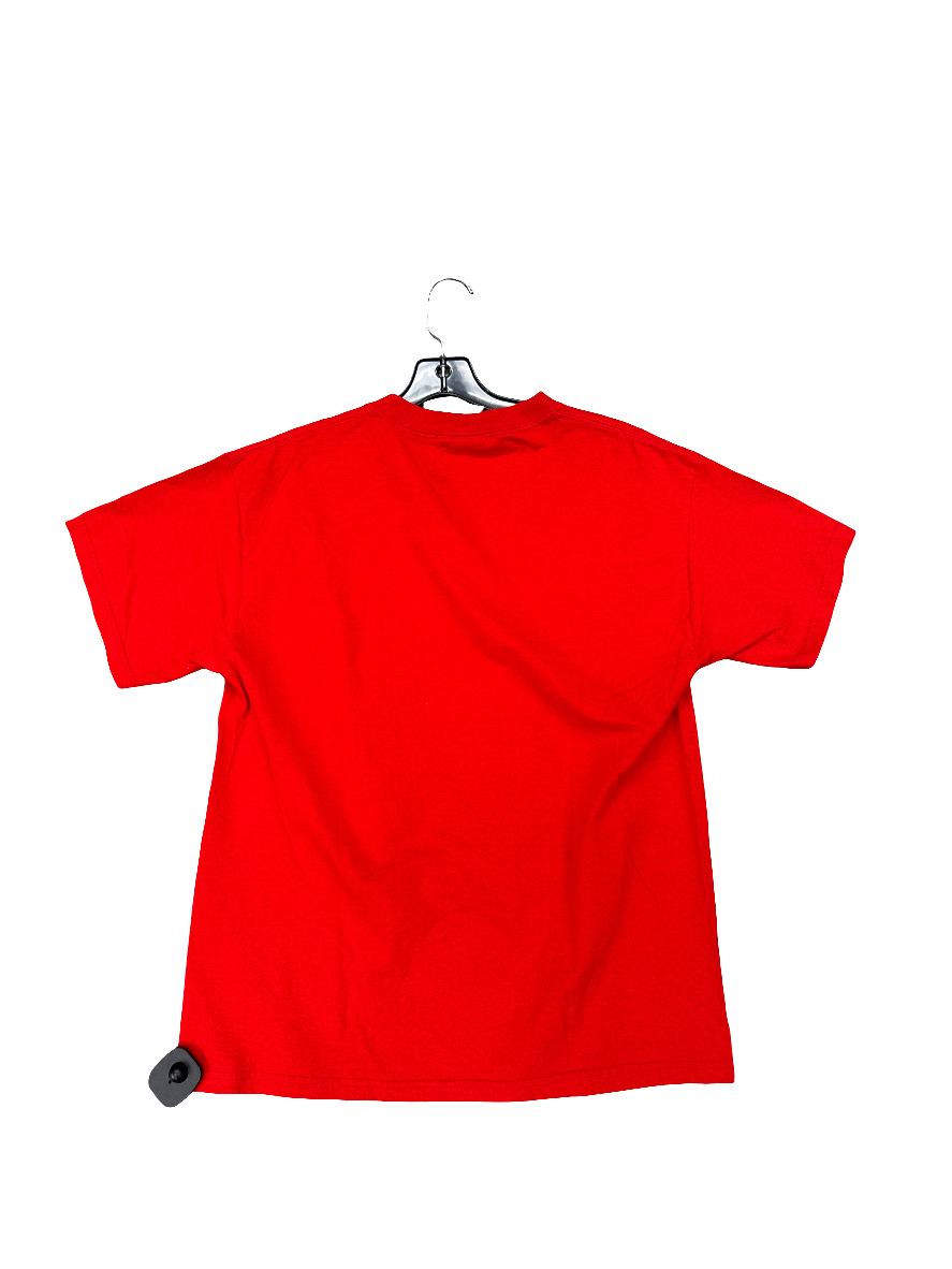 Top Short Sleeve By Clothes Mentor In Red, Size: M