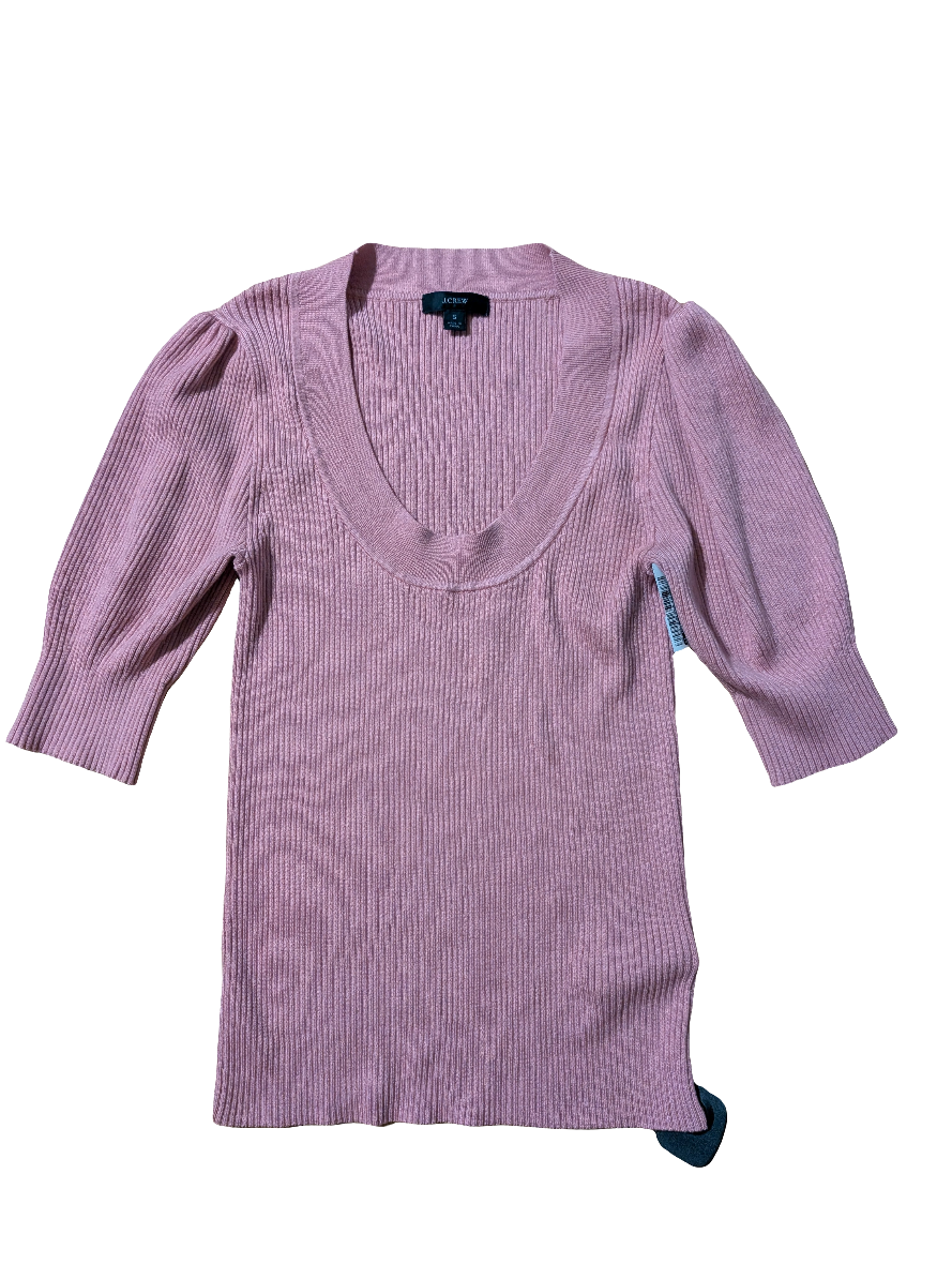 Top Short Sleeve By J. Crew In Pink, Size: S