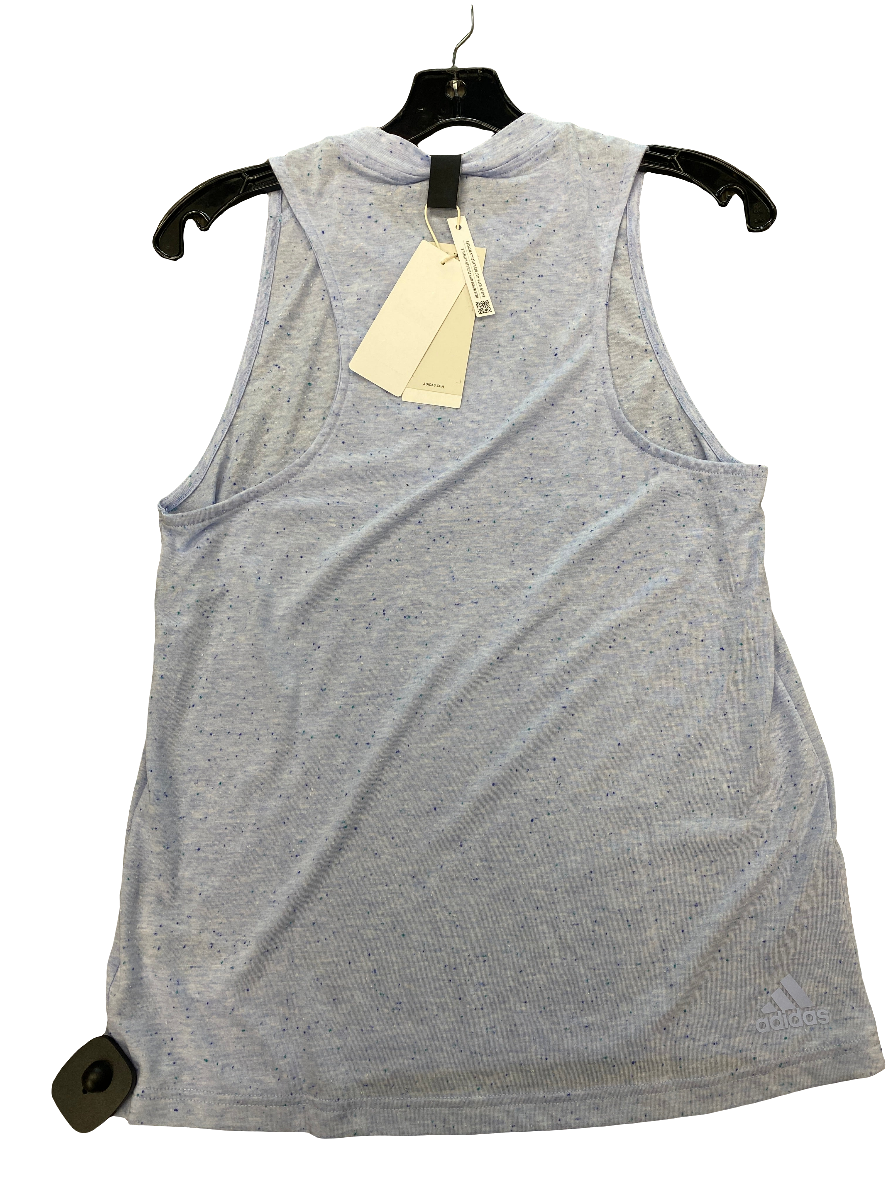 Athletic Tank Top By Adidas In Blue, Size: S