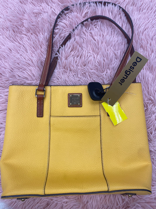 Dooney & Bourke, Bags, Dooney Bourke Mustard Small Lexington Shopper