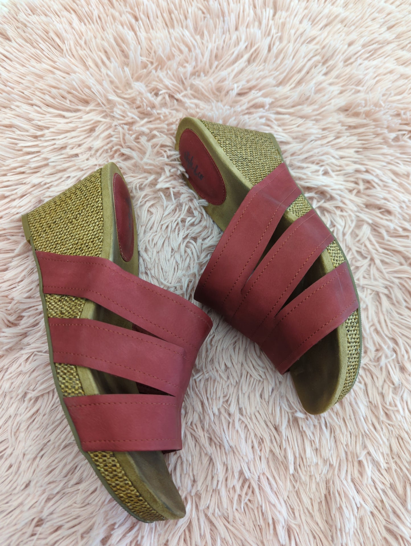 Sandals Heels Wedge By Style And Company  Size: 11