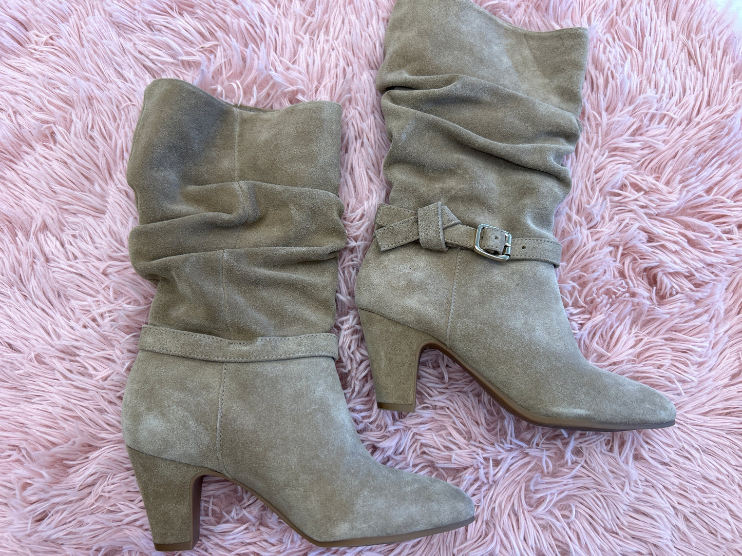Boots Mid-calf Heels By Alex Marie  Size: 6