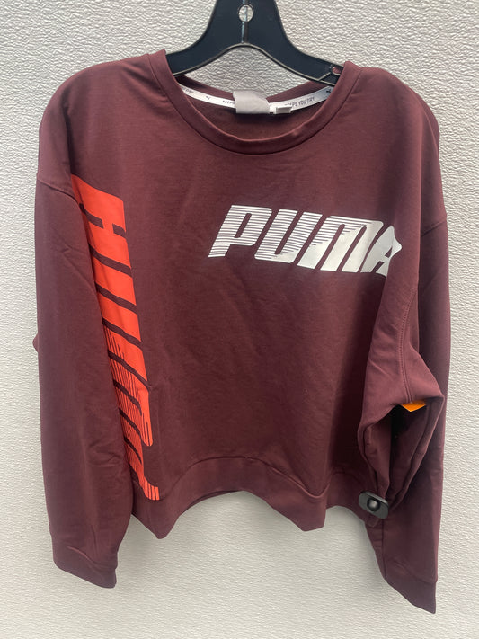 Athletic Sweatshirt Crewneck By Puma  Size: L