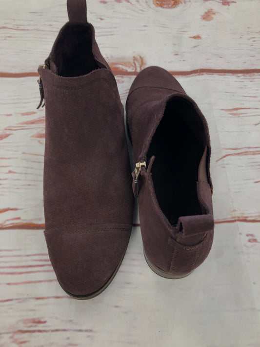 Boots Ankle Flats By Toms  Size: 12