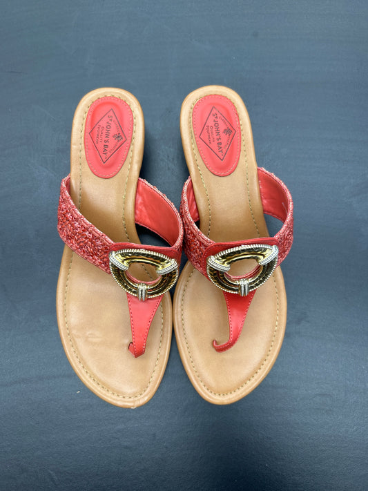 Sandals Flats By St Johns Bay  Size: 8