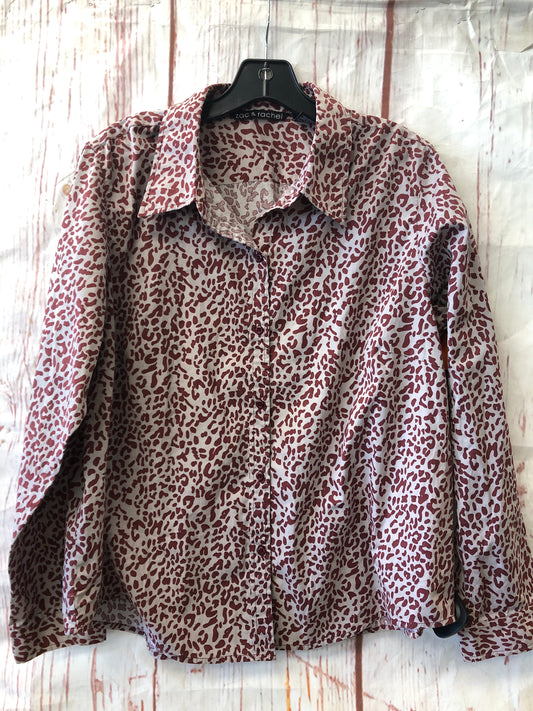 Top Long Sleeve By Zac And Rachel  Size: Xl