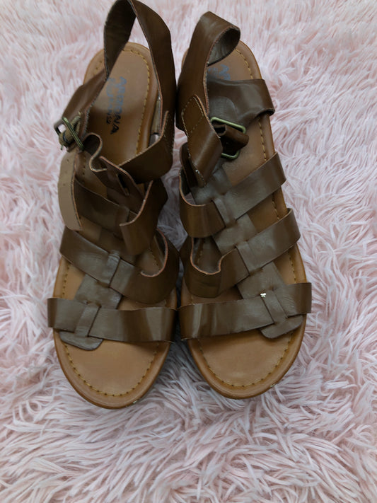 Sandals Heels Wedge By Arizona  Size: 10