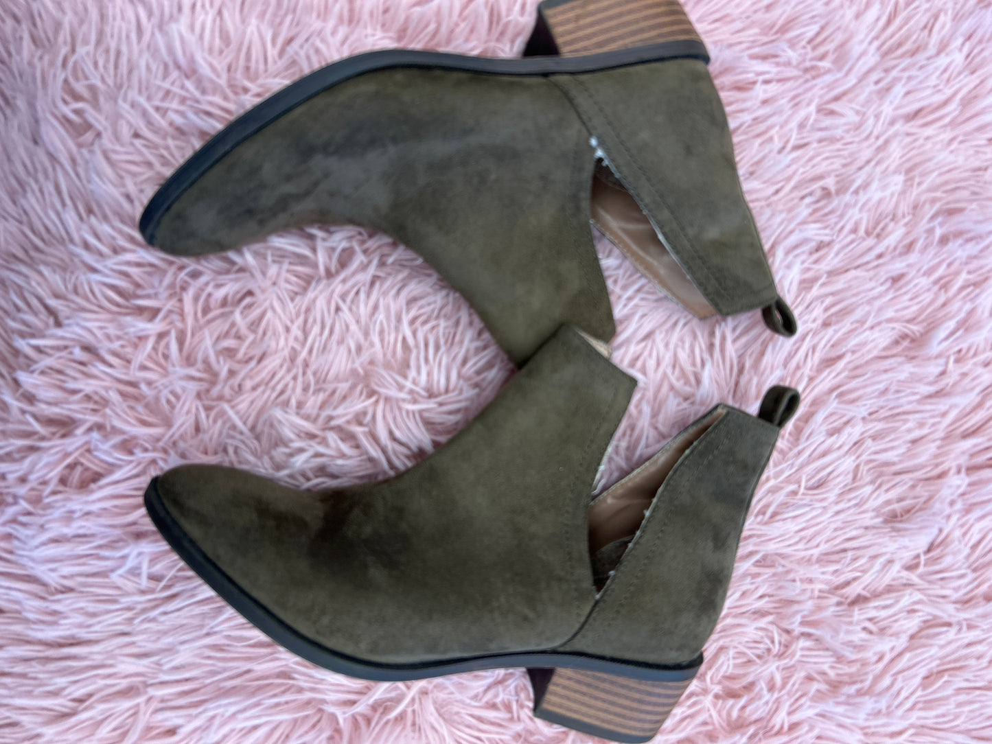 Boots Ankle Heels By Charlotte Russe  Size: 6
