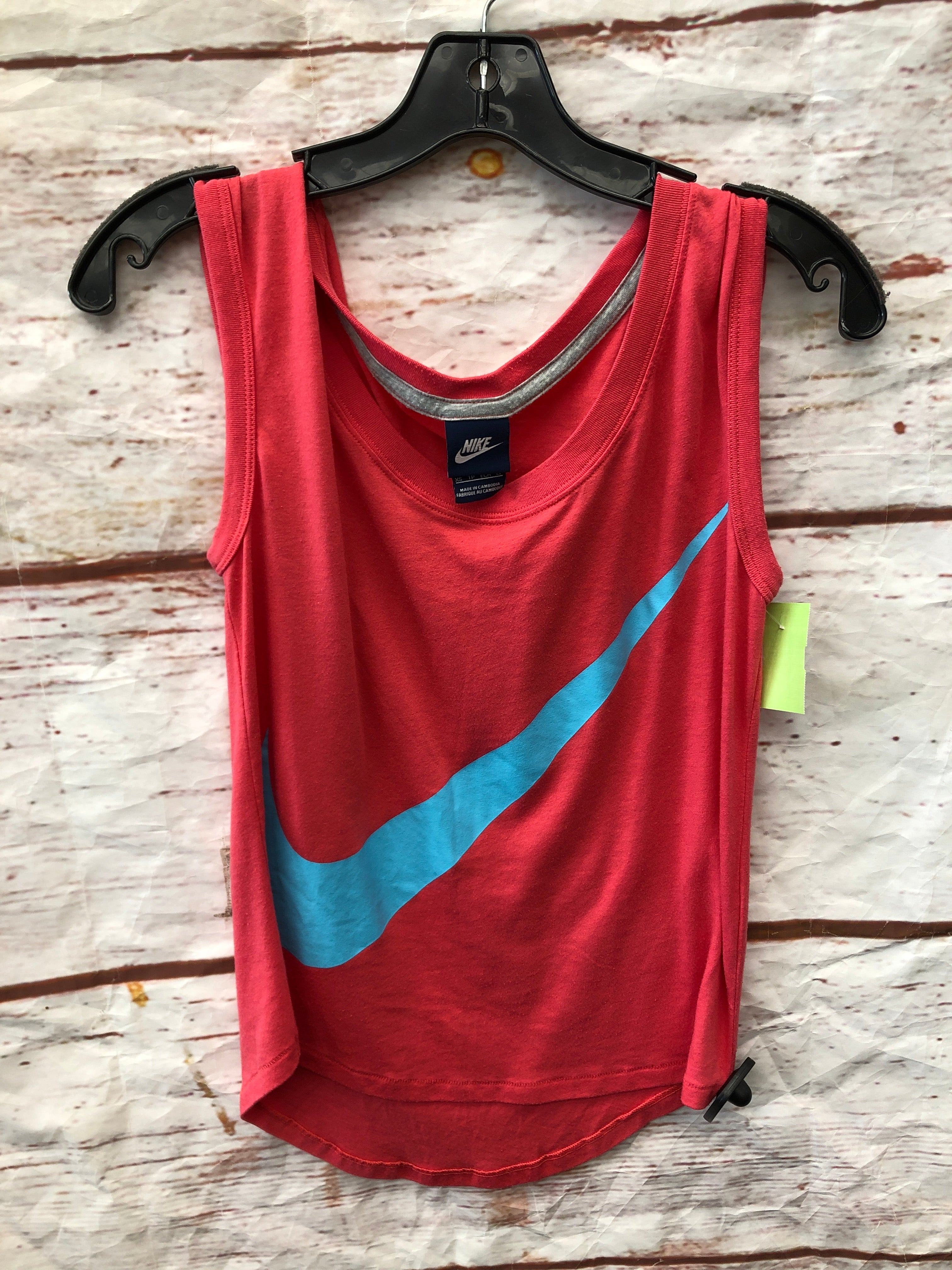 Womens red best sale nike tank top